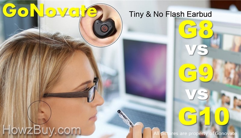 GoNovate G8 vs G9 vs G10 Bluetooth Earbud Review Compare