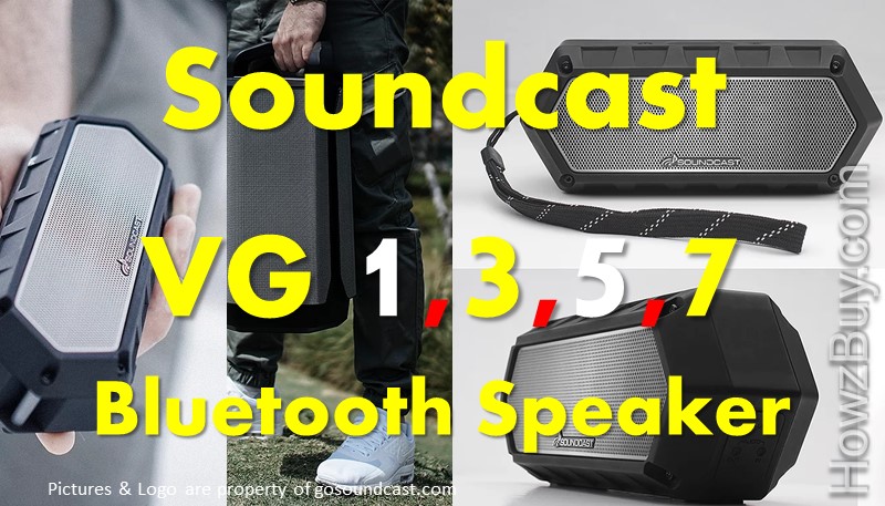 Soundcast VG1 vs VG3 vs VG5 vs VG7 Bluetooth Speaker Review