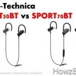 Audio-Technica SPORT50BT vs SPORT70BT comparison new launch