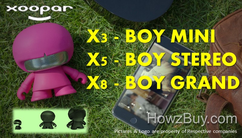 Xoopar X3 - MINI vs X5 STEREO vs X8 GRAND Bluetooth Speakers Comparison & Review