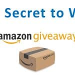 secret to win amazon giveaway - success formula