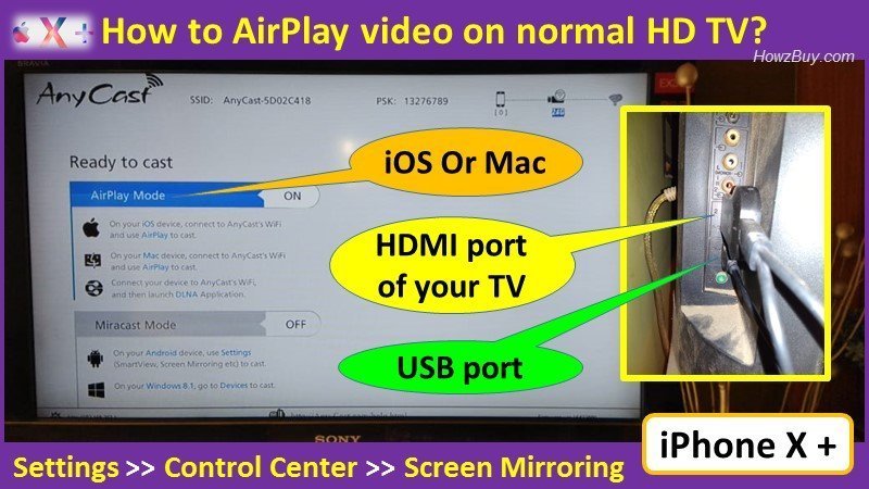 How To Mirror Iphone X Tv Without, How Can I Mirror My Iphone To Tv Without Apple