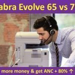 Jabra Evolve 65 vs 75 wireless headphones compare and review