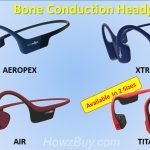 AfterShokz Titanium Trekz vs. Air vs Aeropex vs Xtrainerz Bone Conduction Headphones Specs Comparison