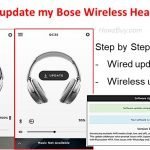 How do I update my Bose Wireless Headphones?