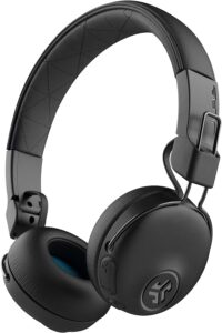 JLab Studio ANC On-Ear Wireless Headphones, Black, 34+ Hour Bluetooth 5 Playtime, 28+ Hour with Active Noise Cancellation, EQ3 Custom Sound, Ultra-Plush Faux Leather & Cloud Foam Cushions