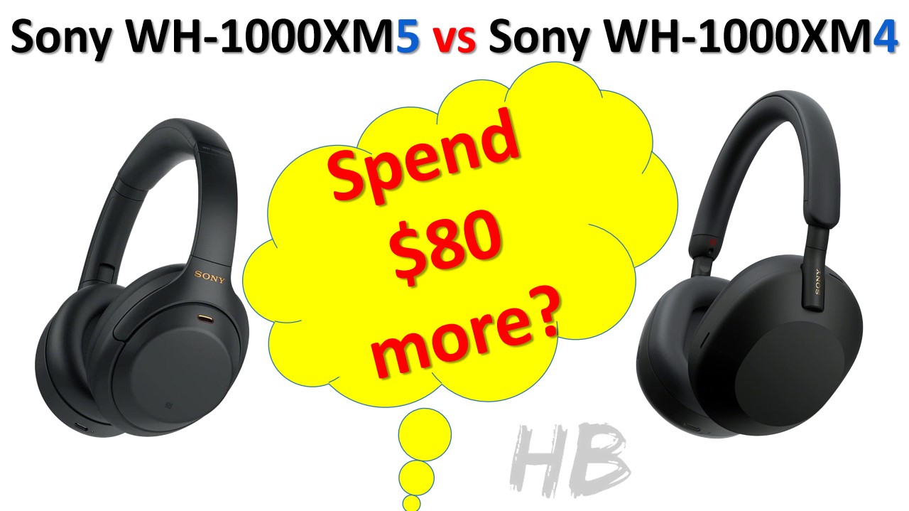 Sony WH-1000XM5 vs Sony WH-1000XM4 specifications comparison