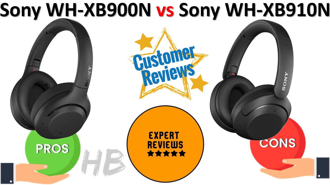 Sony WH-XB900N vs Sony WH-XB910N Specifications Comparison